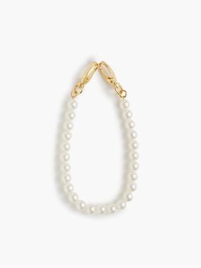 Jcrew Pearl-strand bag charm NWT